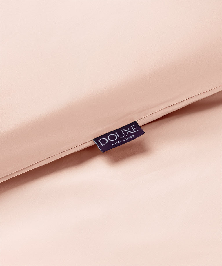 Bettbezug-Set ägyptische Baumwolle Perkal 400TC | Blush Pink