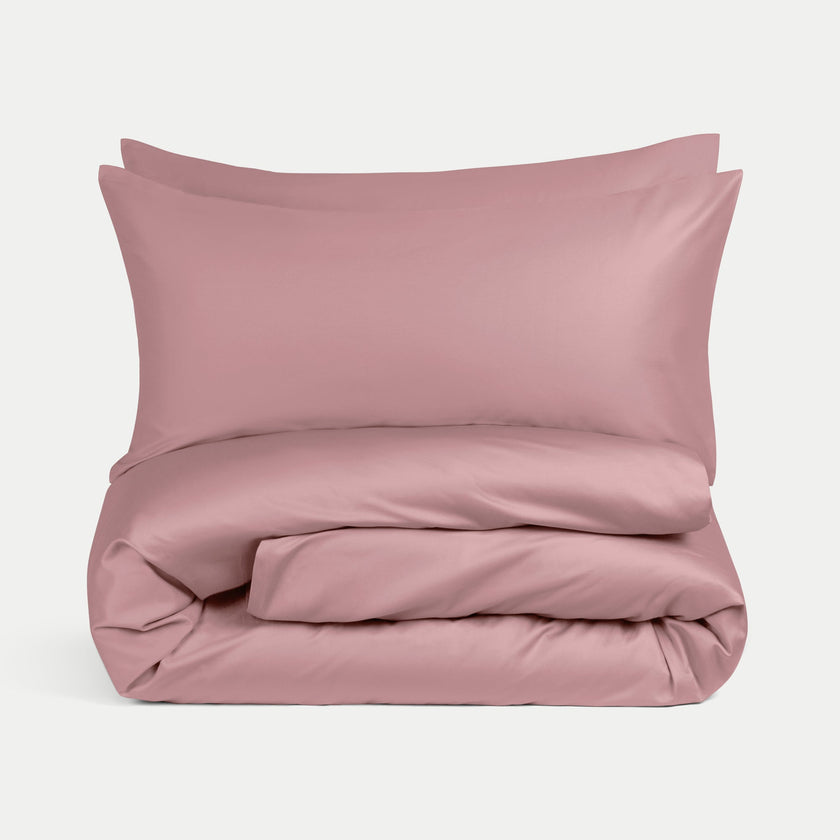 Kinder Bettwäsche Set Ägyptische Baumwolle Satin 400TC Blush Pink - Petit Hôtel