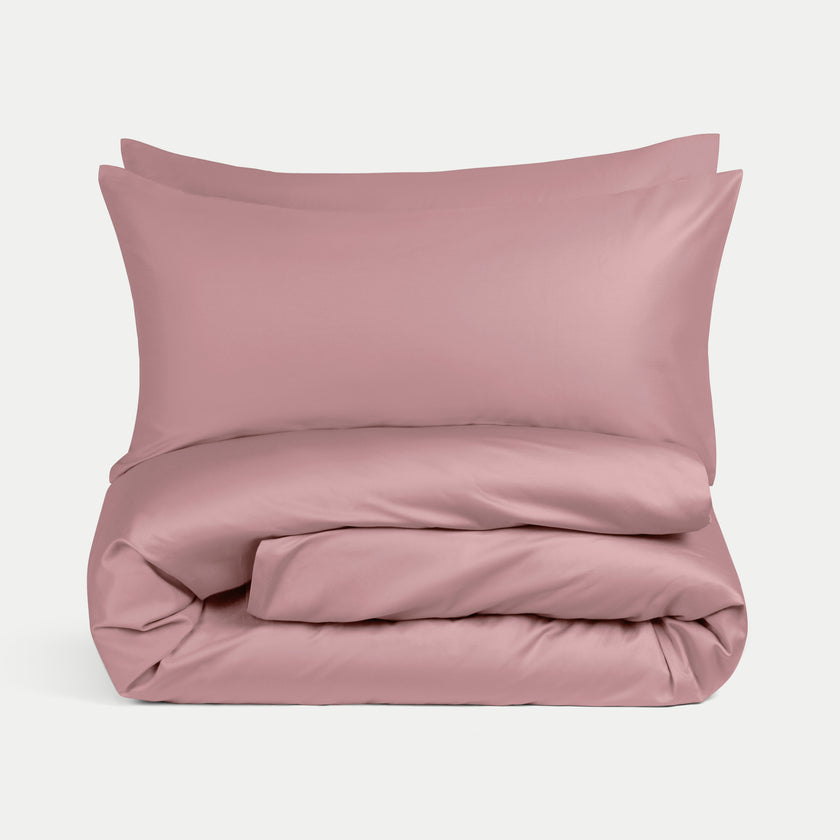 Bettwäsche Set Ägyptische Baumwolle 400TC Satin | Blush Pink