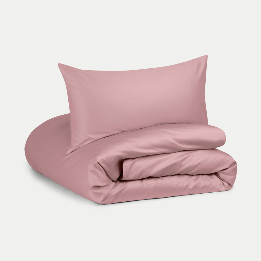 Bettwäsche Set Ägyptische Baumwolle 400TC Satin | Blush Pink