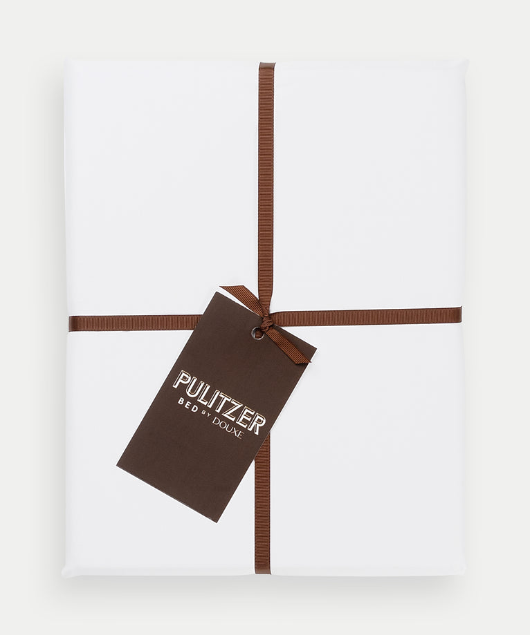 Hotel Pulitzer Bettwäsche Set Ägyptische Baumwolle 400TC Satin | Weiß