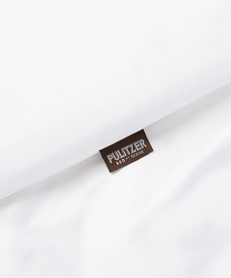Pulitzer Bettbezug-Set ägyptische Baumwolle Satin 400TC | Weiß