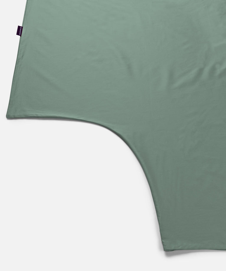 Kinder Bettwäsche Set Ägyptische Baumwolle Satin 400TC Sage Green - Petit Hôtel