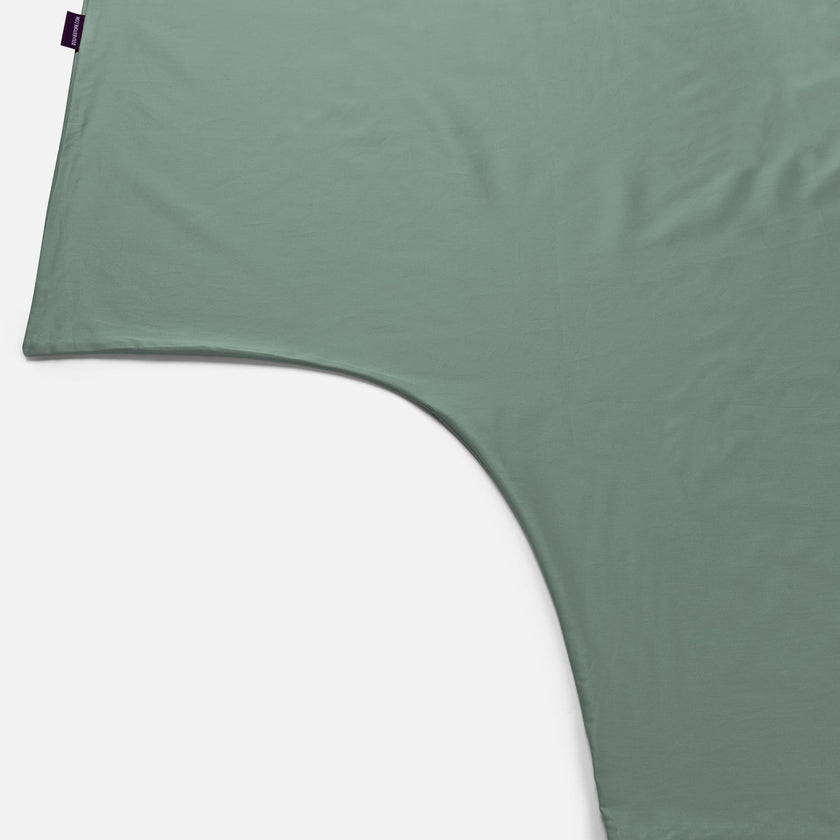 Kinder Bettwäsche Set Ägyptische Baumwolle Satin 400TC Sage Green - Petit Hôtel