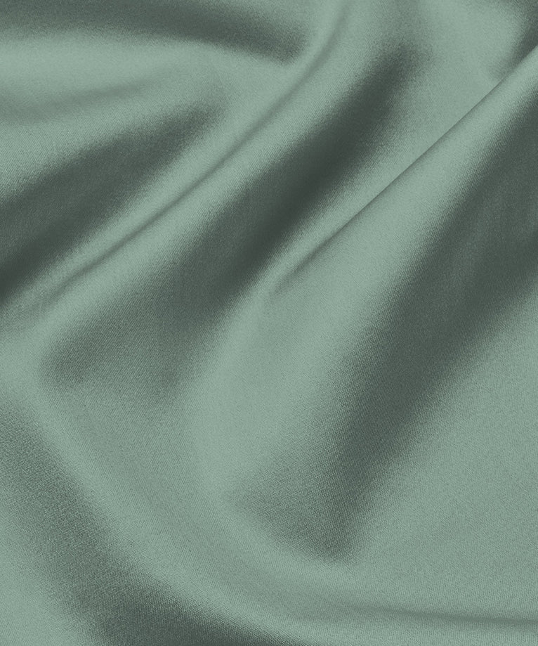 2er-Set Kissenbezüge Ägyptische Baumwolle Satin 400 TC | Sage Green