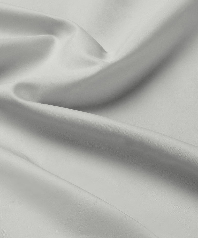 Bettwäsche Set 400TC Perkal Ägyptische Baumwolle | Silbergrau