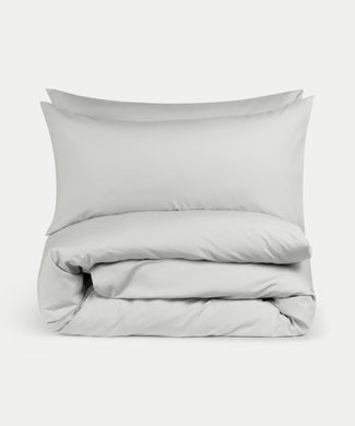 Bettwäsche Set 400TC Perkal Ägyptische Baumwolle | Silbergrau Bettwäsche Set 400TC Perkal Ägyptische Baumwolle | Silbergrau