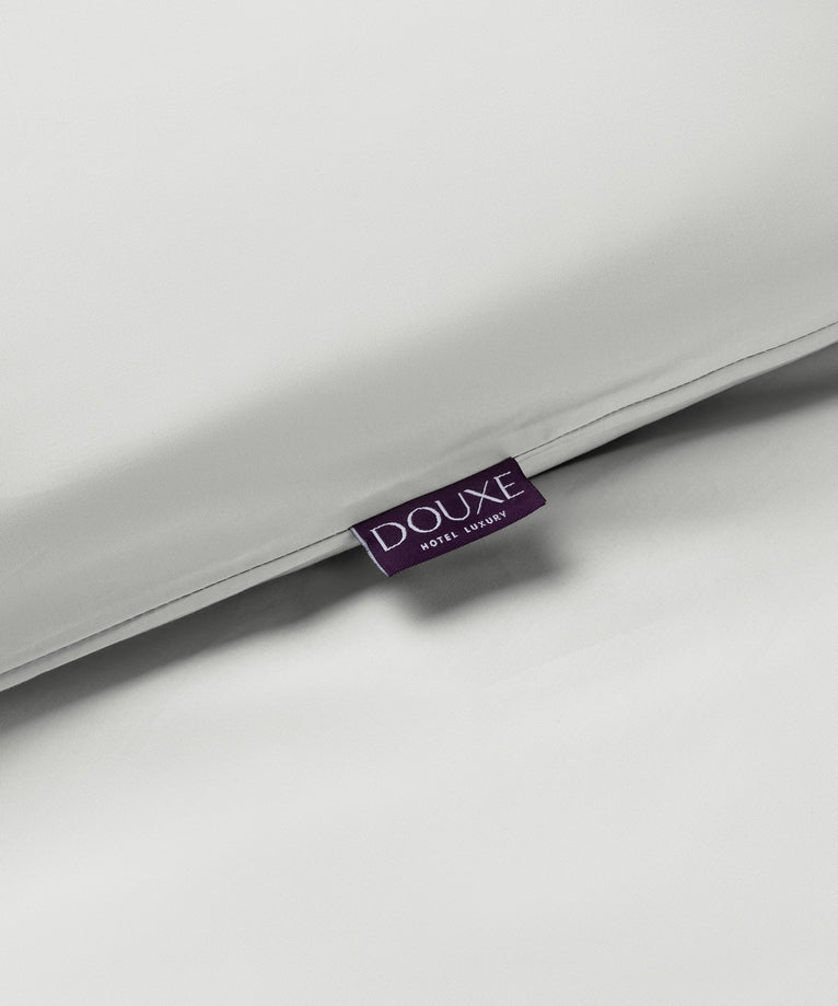 Bettwäsche Set 400TC Perkal Ägyptische Baumwolle | Silbergrau