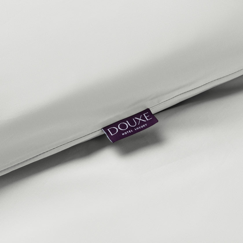 Bettwäsche Set 400TC Perkal Ägyptische Baumwolle | Silbergrau