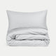 Bettbezug-Set ägyptische Baumwolle Satin 400TC | Silbergrau