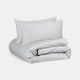 Bettwäsche Set Ägyptische Baumwolle 400TC Satin | Silbergrau