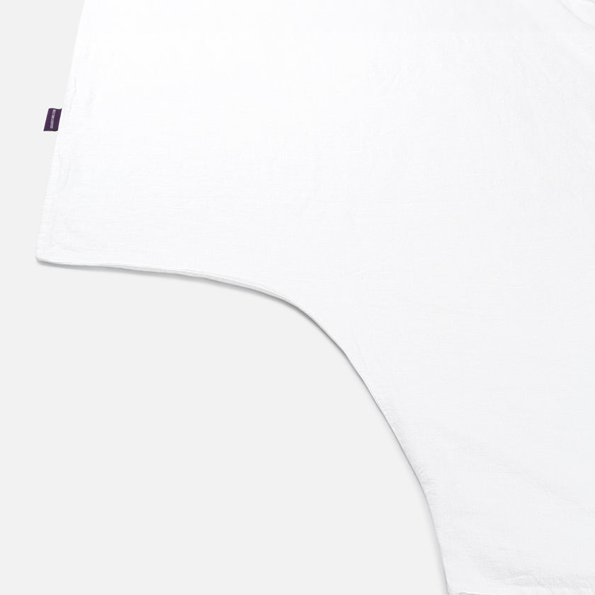 Bettwäsche Set 100% Leinen | Weiß