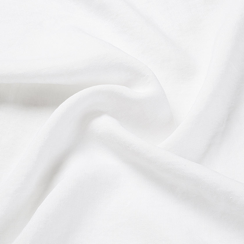 Bettwäsche Set 100% Leinen | Weiß