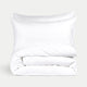 Hotel Pulitzer Bettwäsche Set Ägyptische Baumwolle 400TC Satin | Weiß