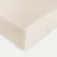 Spannbettlaken Ägyptische Baumwolle Perkal 400TC | Chalk White