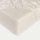 Kinder Spannbettlaken Ägyptische Baumwolle Perkal 400TC Chalk White - Petit Hôtel