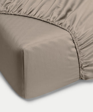 Spannbettlaken ägyptische Baumwolle Satin 400TC | Champagner Spannbettlaken ägyptische Baumwolle Satin 400TC | Champagner