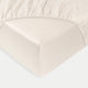 Spannbettlaken Ägyptische Baumwolle Satin 400TC | Cream