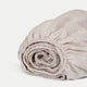 Spannbettlaken 100% gewaschenes Leinen | Oat