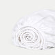 Spannbettlaken 100% Gewaschenes Leinen | Weiß