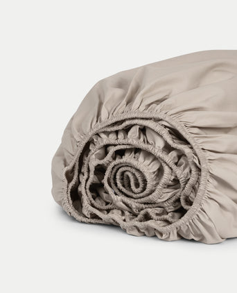 Spannbettlaken Ägyptische Baumwolle Perkal 400TC | Latte Spannbettlaken Ägyptische Baumwolle Perkal 400TC | Latte