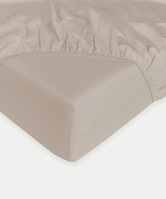 Spannbettlaken Ägyptische Baumwolle Perkal 400TC | Latte Spannbettlaken Ägyptische Baumwolle Perkal 400TC | Latte