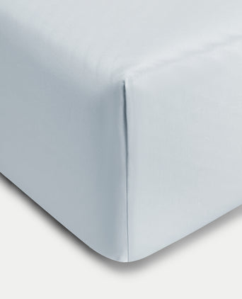Spannbettlaken Ägyptische Baumwolle Satin 400TC | Pastellblau Spannbettlaken Ägyptische Baumwolle Satin 400TC | Pastellblau
