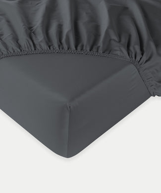 Spannbettlaken Ägyptische Baumwolle Satin 400TC | Stormy Grey Spannbettlaken Ägyptische Baumwolle Satin 400TC | Stormy Grey