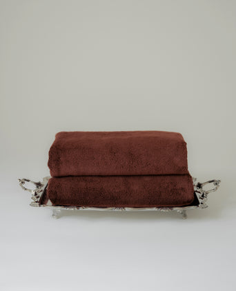 Handtuchset Zero-Twist Baumwolle 70x140 cm (2 Stk.) | Chestnut Handtuchset Zero-Twist Baumwolle 70x140 cm (2 Stk.) | Chestnut