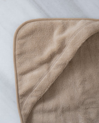 Baby-Badecape Latte + Waschlappen Latte Baby-Badecape Latte + Waschlappen Latte