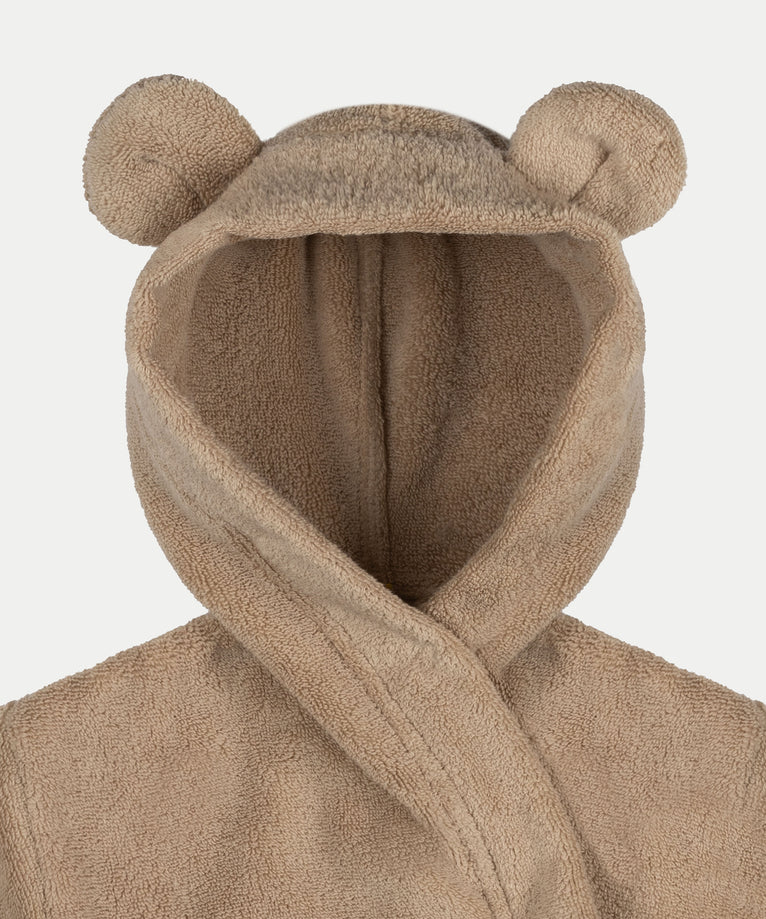 Bademantel Kinder zero-twist Baumwolle | Latte