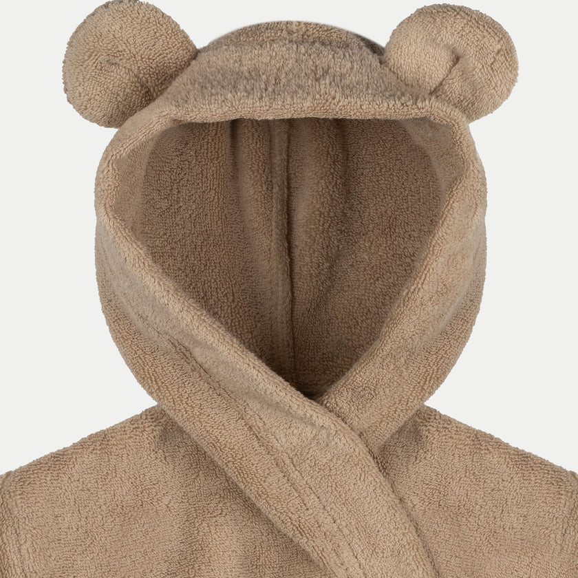 Bademantel Kinder zero-twist Baumwolle | Latte