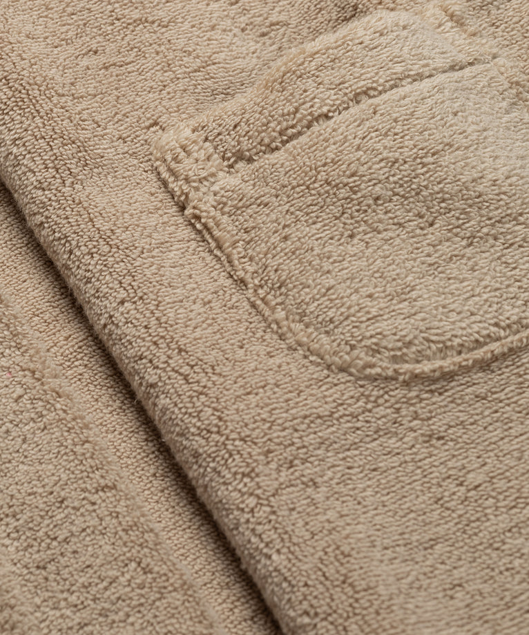 Bademantel Kinder zero-twist Baumwolle | Latte