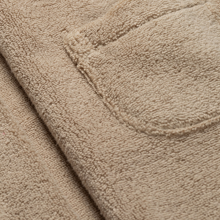 Bademantel Kinder zero-twist Baumwolle | Latte