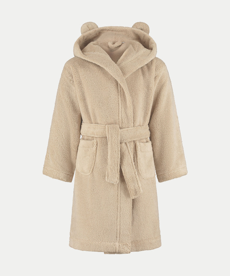 Bademantel Kinder zero-twist Baumwolle | Latte