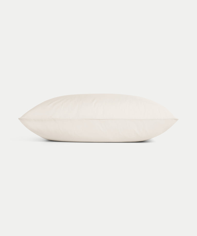 Kissenbezug ägyptische Baumwolle Perkal 400TC | Chalk White
