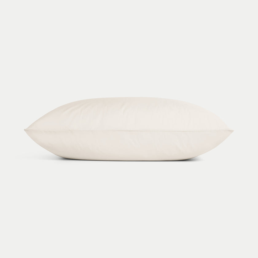 Kissenbezug Ägyptische Baumwolle Perkal 400TC | Chalk White