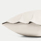 Kinder Kissenbezug Ägyptische Baumwolle Perkal 400TC Chalk White - Petit Hôtel
