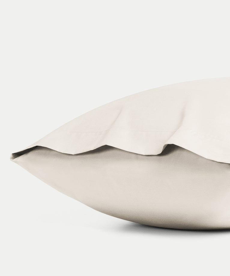 Kissenbezug Ägyptische Baumwolle Perkal 400TC | Chalk White