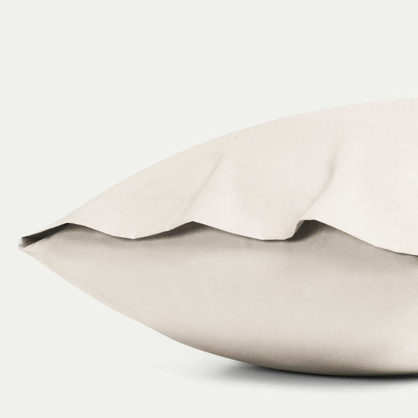 Kissenbezug Ägyptische Baumwolle Perkal 400TC | Chalk White