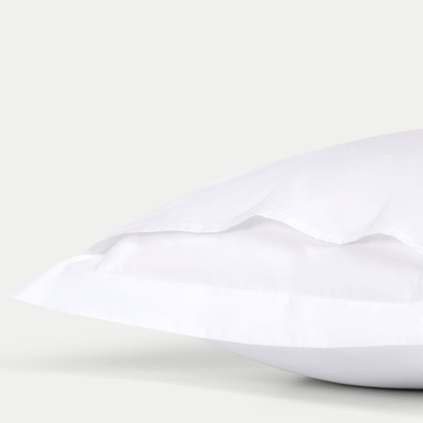 Conservatorium Kissenbezug Ägyptische Baumwolle Perkal 400 TC | Weiß