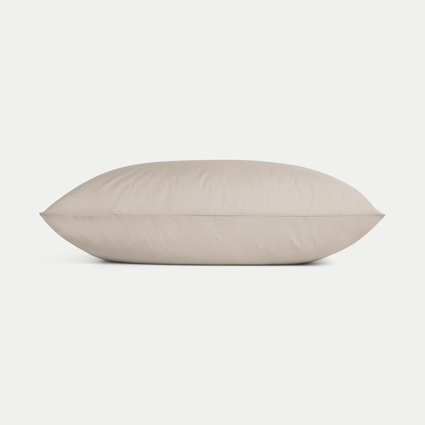 2er-Set Kissenbezüge Ägyptische Baumwolle Perkal 400 TC | Latte