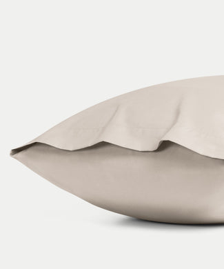 2er-Set Kissenbezüge Ägyptische Baumwolle Perkal 400 TC | Latte 2er-Set Kissenbezüge Ägyptische Baumwolle Perkal 400 TC | Latte