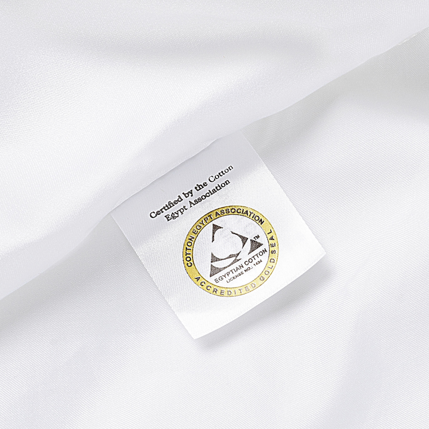 2er-Set Kissenbezüge Hotel Okura Ägyptische Baumwolle Satin 600 TC | Weiß