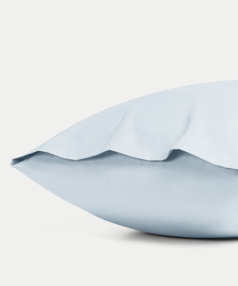Kissenbezug Ägyptische Baumwolle Perkal 400 TC | Pastellblau