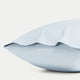 2er-Set Kissenbezüge Ägyptische Baumwolle Perkal 400 TC | Pastellblau