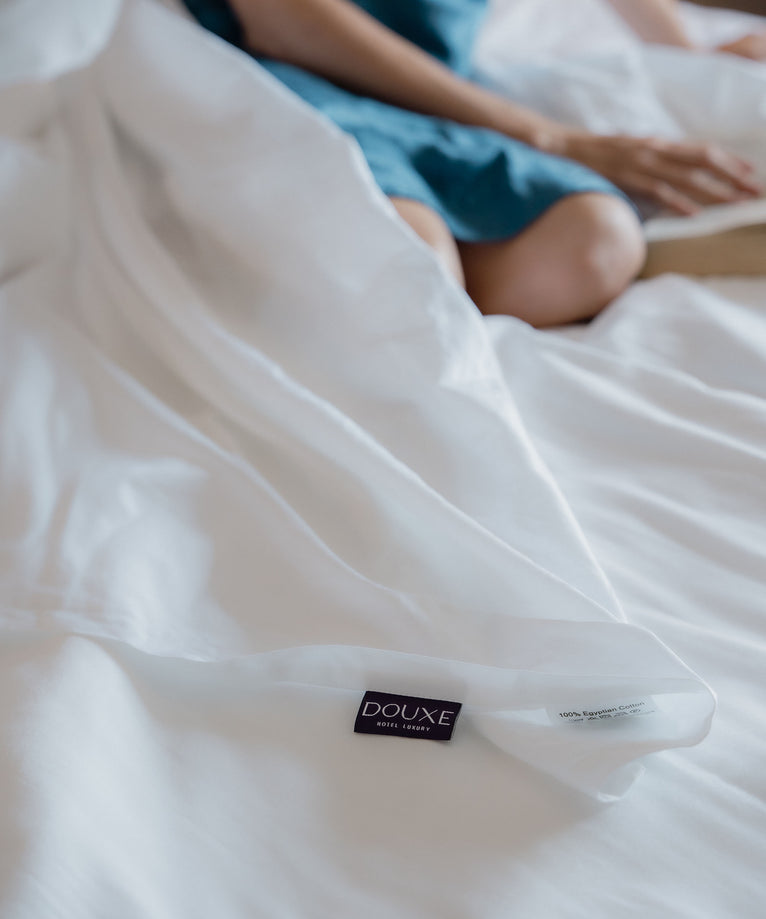 Bettlaken Ägyptische Baumwolle Perkal 400TC | Weiß