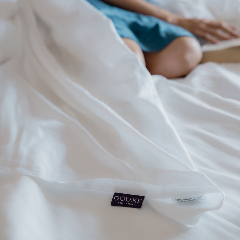 Bettlaken Ägyptische Baumwolle Perkal 400TC | Weiß