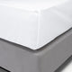 Bettlaken ägyptische Baumwolle Satin 400TC | Weiß
