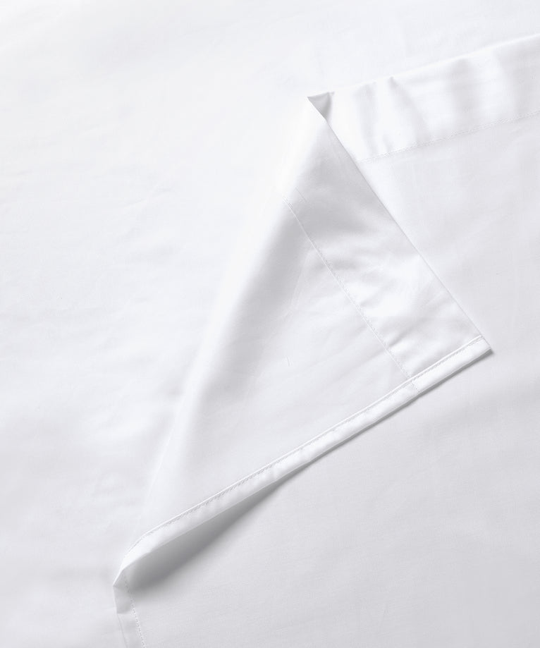 Bettlaken ägyptische Baumwolle Satin 400TC | Weiß